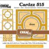 Crealies - Cardzz Dies No. 515 Frame & Inlay Jane