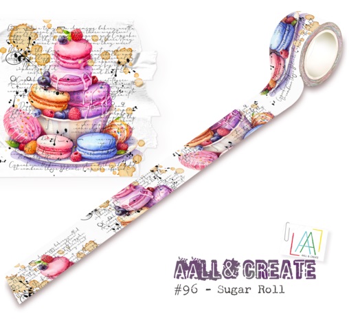 Aall & create - Washi Tape 25mm 10m Sugar Roll