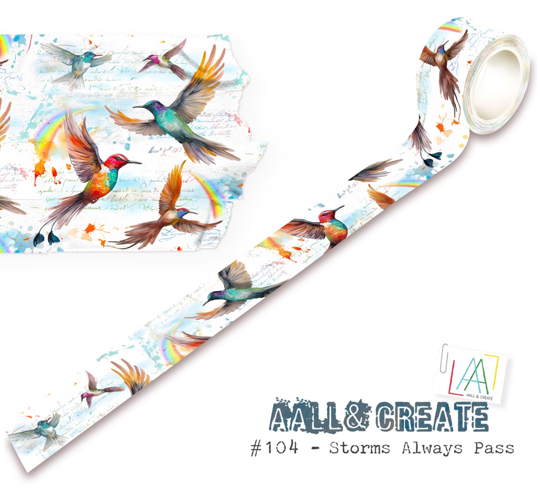 Aall & create - Washi Tape 25mm 10m Storms Always Pass