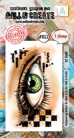 Aall & Create - #1153- Stamp Set A8 - 1st Sight