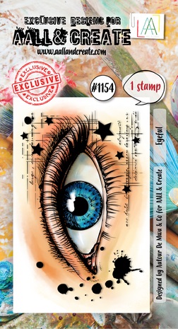 Aall & Create - #1154- Stamp Set A8 - Eyeful