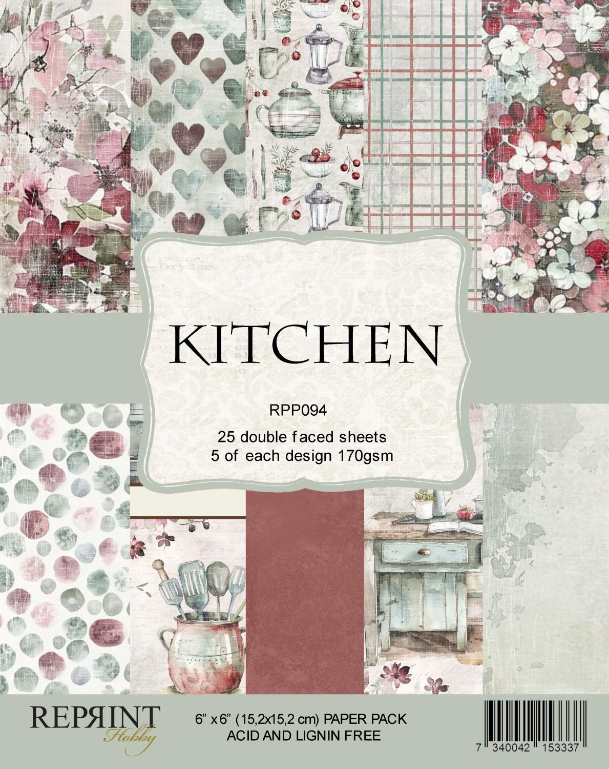 Reprint - Paperpack Reprint - Kitchen Collection - 6x6