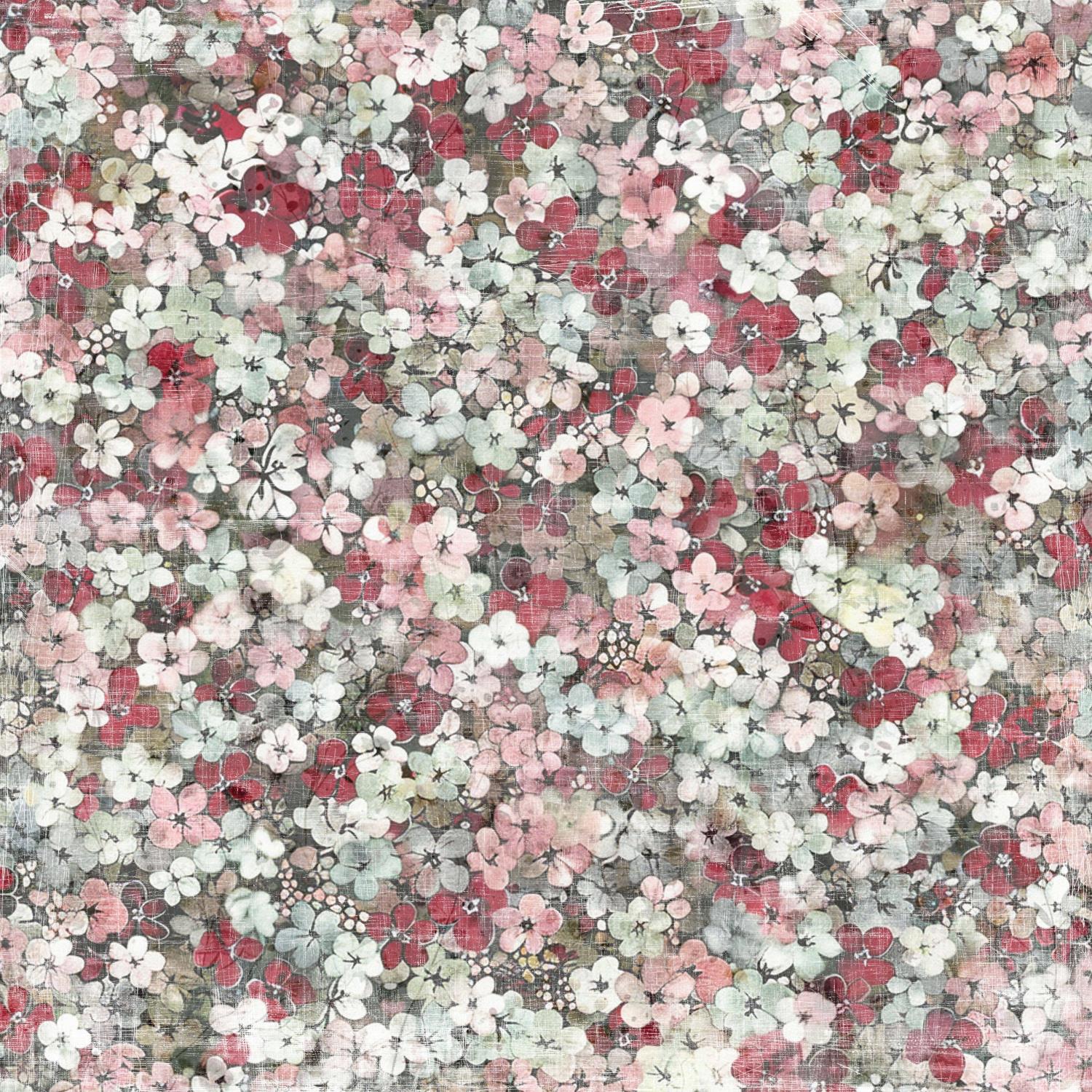 Reprint - 12 x12 - Kitchen - Small flowers