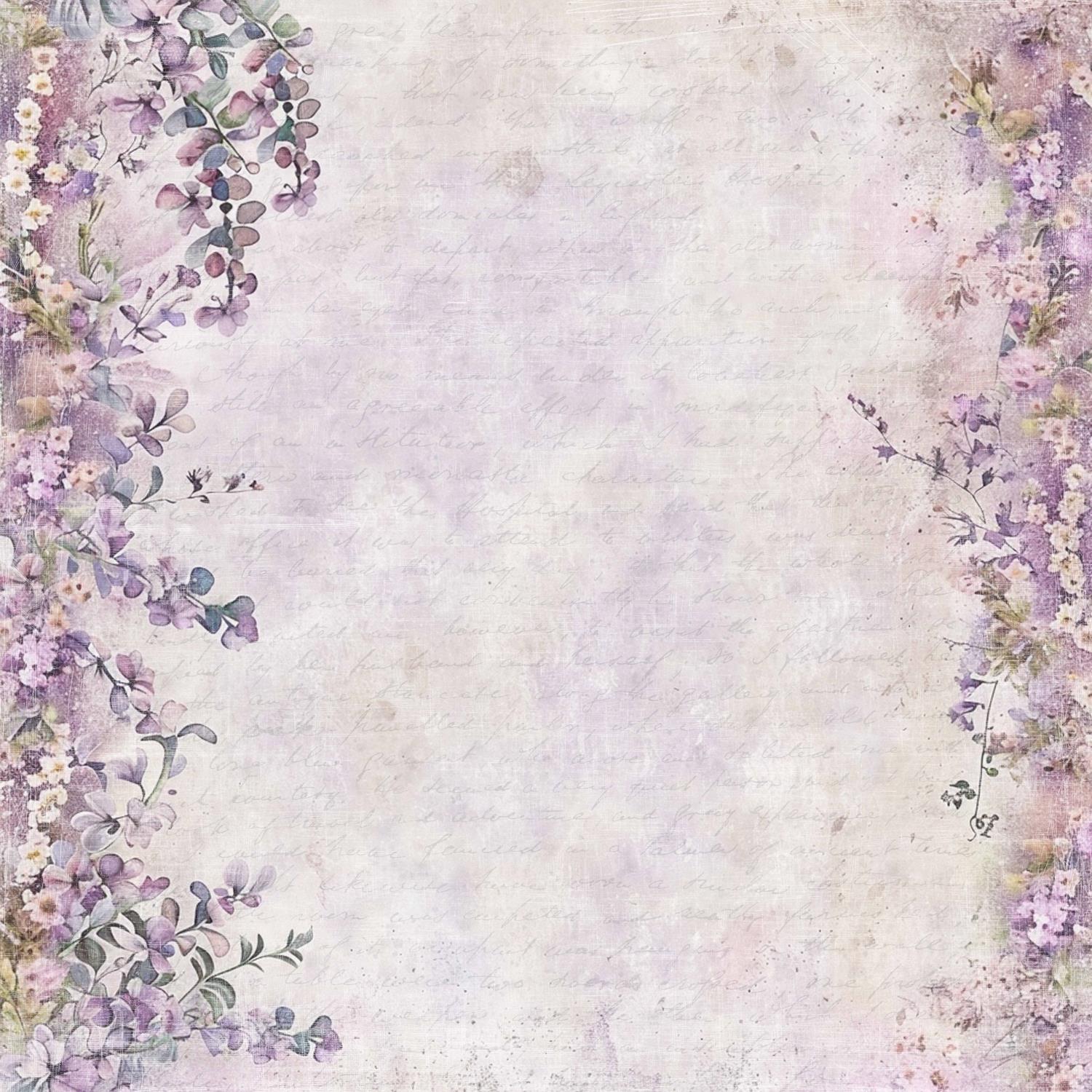 Reprint - 12 x12 - Fairies - Small flowers
