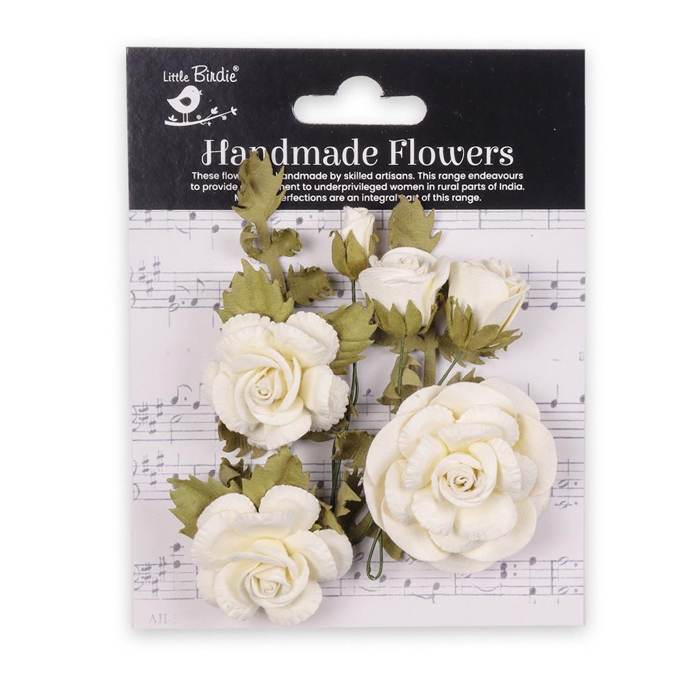 Little Birdie - Vida Paper Flowers - Ivory Pearl