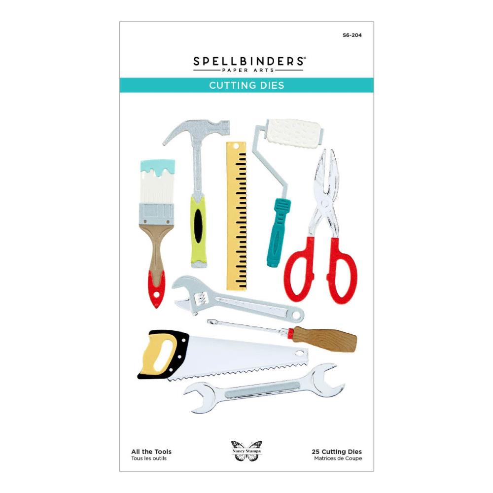 Spellbinders Etched Dies By Nancy McCabe - Toolbox Essentials- All The Tools