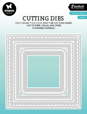 Studiolight - Card Passe Partout Square Essentials Cutting Dies