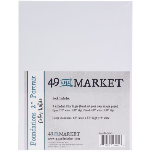 49 and Market - Foundation Album 2" - Landscape - White