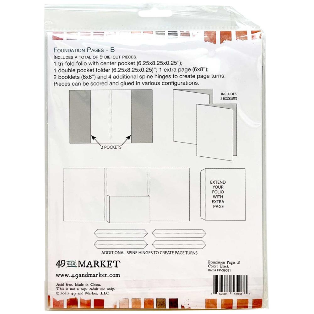 49 And Market - Foundations Pages B- Svart