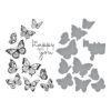 BetterPress - Butterfly Swirl Press Plate & Die Set