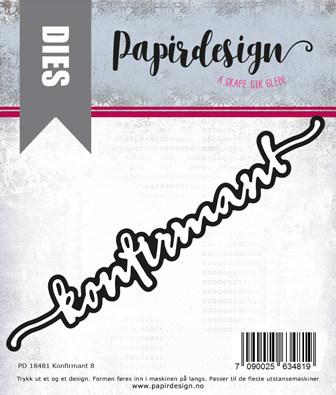 Papirdesign -  Konfirmant 8 -  PD 18481