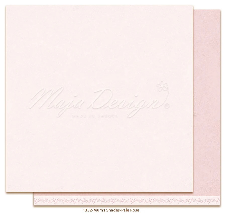 Maja Design - Mum's Garden - Pale rose- 12 x 12"