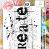 Aall& Create - # 921 - Create Cursive A7 STAMP -