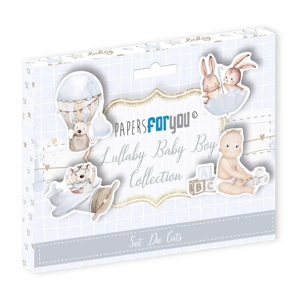 Papers for you - Lullaby Baby Boy Die Cuts