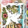 Aall & Create - #1186 - A6 STAMP SET - PELICAN GALLEON