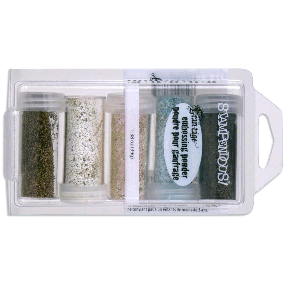 Stampendous Vintage Embossing Powder 5/Pkg