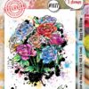 Aall& Create - #1177 - A7 STAMP SET - ROSES IN BLOOM