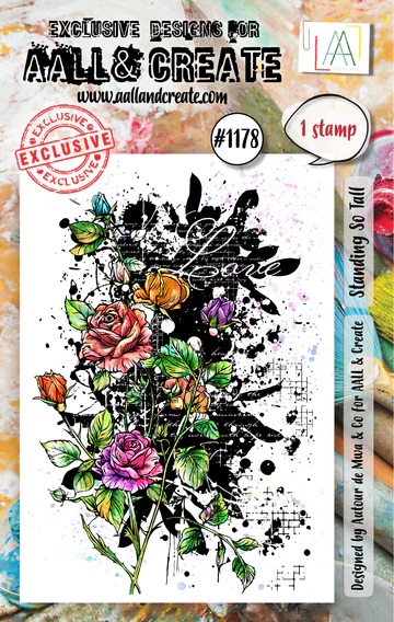 Aall& Create - #1178 - A7 STAMP SET - STANDING SO TALL