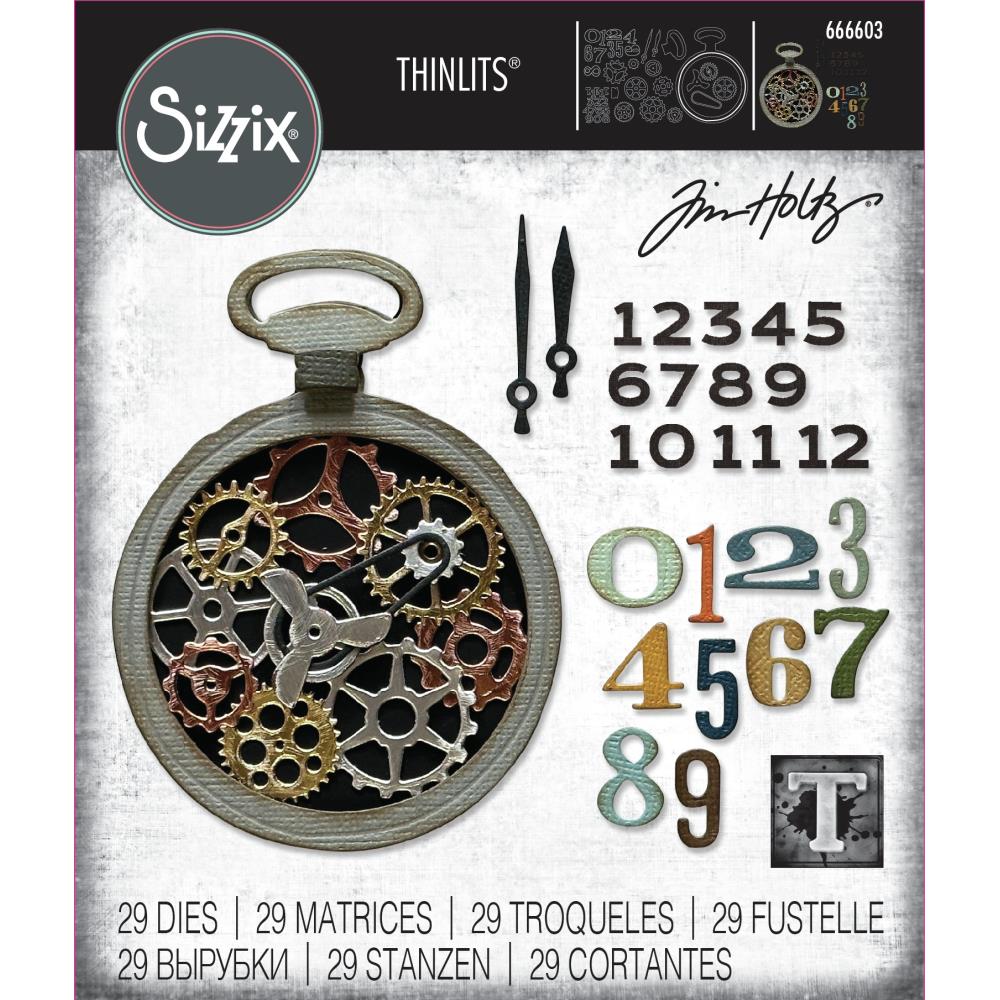 Sizzix - Tim Holtz - Thinlits Dies - Vault 2024 - Watch Gears