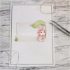 Gummiapan - Kawaii Kanin med Paraply - Dies