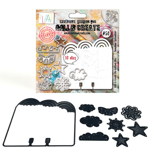 AAll&Create - #50 - 14x14cm Die-Cutting Die Set - Sunshine Splendour