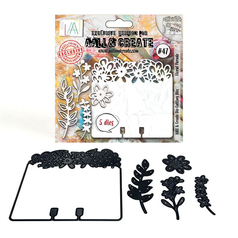 AAll&Create - #47 - 14x14cm Die-Cutting Die Set - Floral Parade