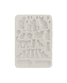 Stamperia - Orchids and Cats Silicon Mould A5 Cats