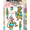 Aall& Create - # 1215 - Melodic Mice- A7 STAMP -