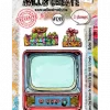 Aall& Create - # 1219 - Retro Treasures- A7 STAMP -