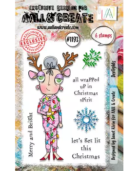 Aall& Create - # 1193 - Deelights- A7 STAMP -