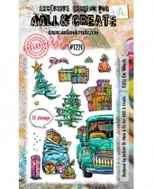 Aall & Create - #1221 - A6 STAMP SET - Gift On Wheels