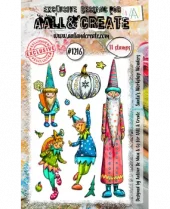 Aall & Create - #1216 - A6 STAMP SET - Santa`s Workshop Wonders