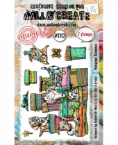 Aall & Create - #1212 - A6 STAMP SET - Pawsome Bonanza