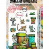 Aall & Create - #1214 - A6 STAMP SET - Ribboned Whisker Wonders