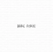 Gummiapan - Bare fordi - umontert stempel