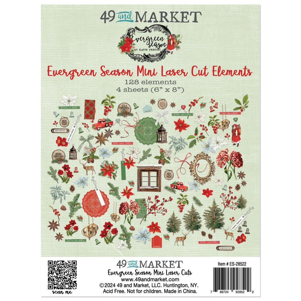 49 and Market - Evergreen Season - Mini - Laser Cut Outs