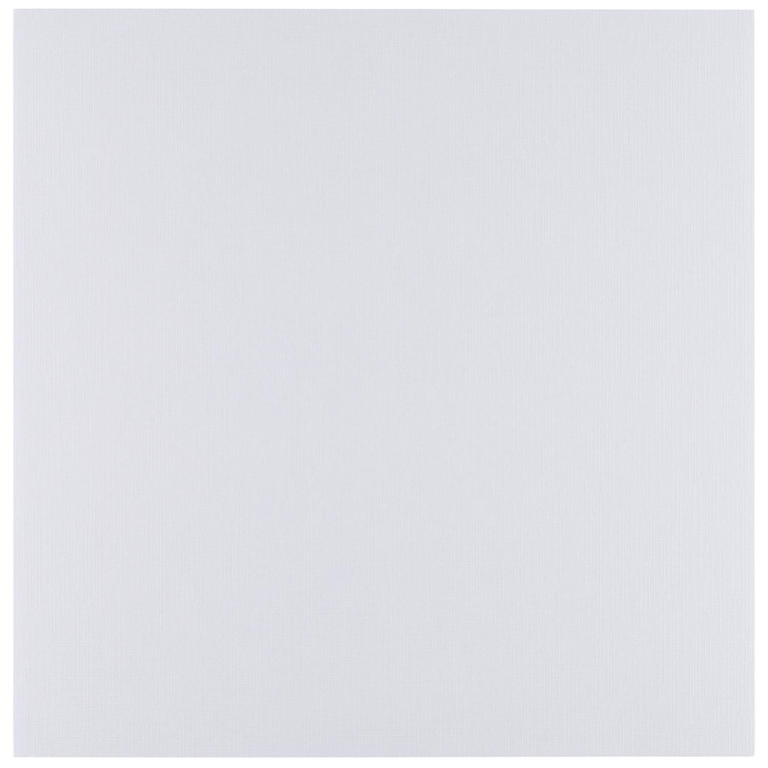 Florence • Linen Cardstock 250g 12x12" White 10x