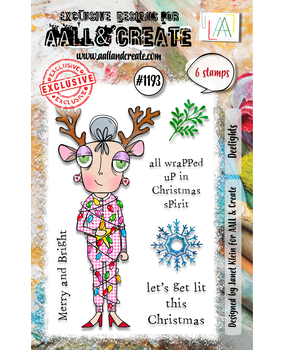 Aall& Create - # 1193 - Deelights- A7 STAMP -