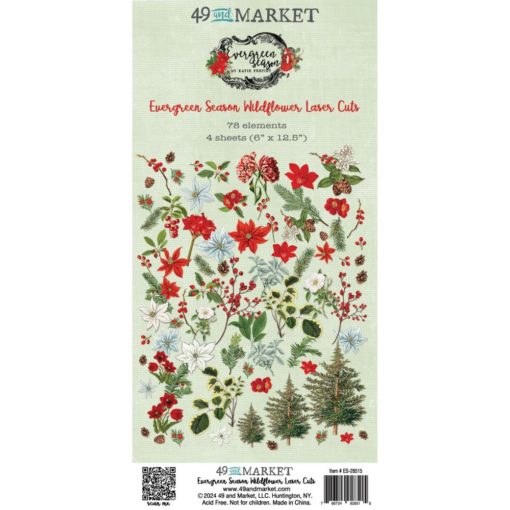 49 & Market - 49 and Market - Evergreen Season - Wildflowers - Laser Cut Outs