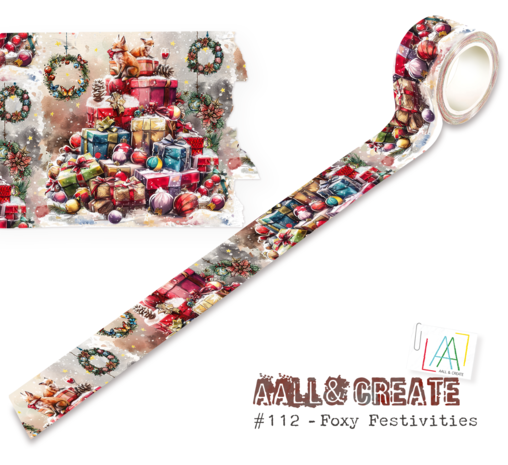 Aall & create - Washi Tape - Foxy Festivities -112