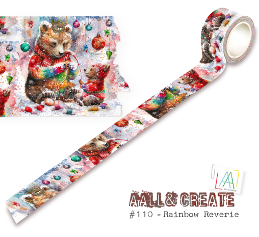 Aall & create - Washi Tape - Rainbow Reverie - 110