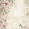 Reprint - 12 x12 - Girly -  Flower vine