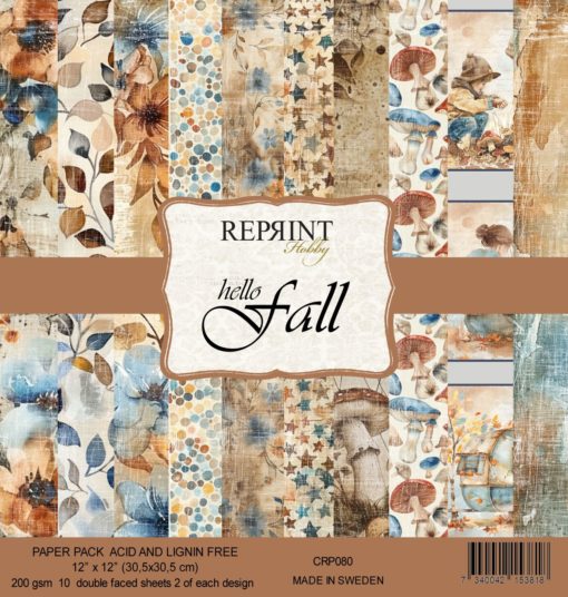 Reprint - Hello Fall - Collection Pack - 12 x 12"