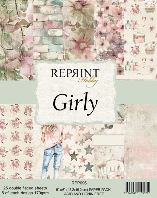 Reprint - Girly - Collection Pack - 6x6"