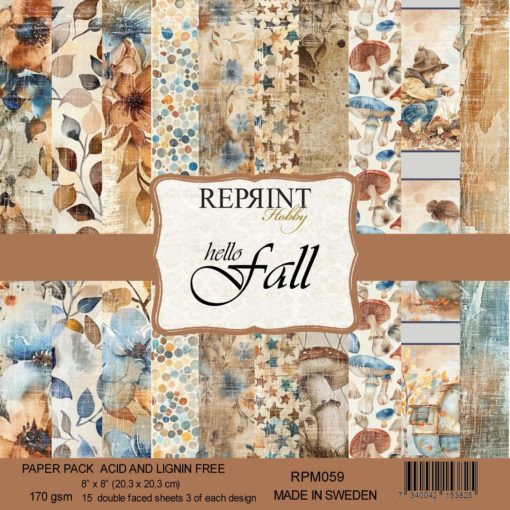 Reprint - Hello Fall - Collection Pack - 8 x 8"