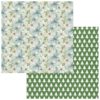 49 And Market - Evergreen Season Double-Sided Cardstock 12"X12" - December Florals