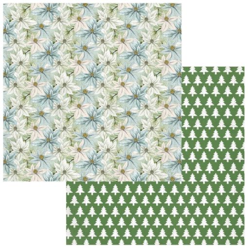 49 And Market - Evergreen Season Double-Sided Cardstock 12"X12" - December Florals