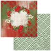 49 And Market - Evergreen Season Double-Sided Cardstock 12"X12" - Ceremonious Poinsettias