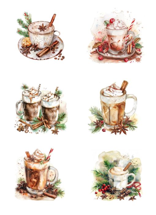 Reprint - Klippark - Christmas Coffee - A4