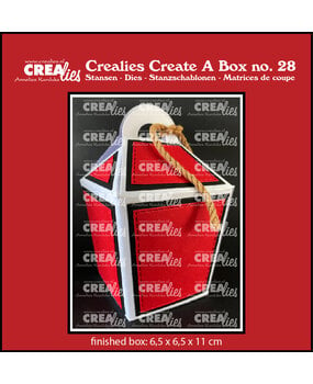 Crealies - Create A Box Dies No. 28 Closed Take Out Box (with Handle)